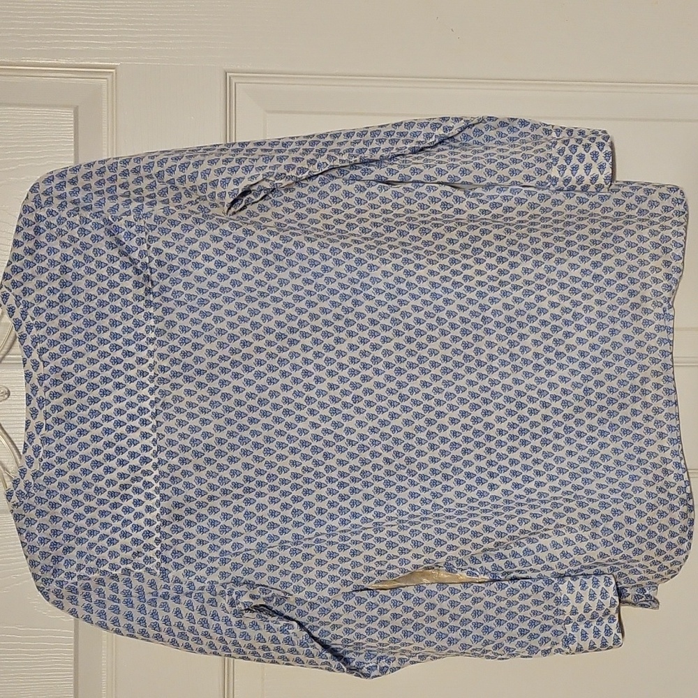 J. Crew Popover Mandarin Collar Top - Picture 11 of 12